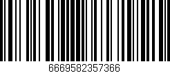 Código de barras (EAN, GTIN, SKU, ISBN): '6669582357366'