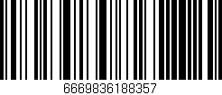 Código de barras (EAN, GTIN, SKU, ISBN): '6669836188357'