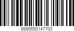 Código de barras (EAN, GTIN, SKU, ISBN): '6680550147703'