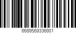 Código de barras (EAN, GTIN, SKU, ISBN): '6689569336801'