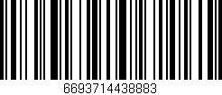 Código de barras (EAN, GTIN, SKU, ISBN): '6693714438883'