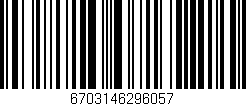 Código de barras (EAN, GTIN, SKU, ISBN): '6703146296057'