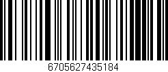 Código de barras (EAN, GTIN, SKU, ISBN): '6705627435184'