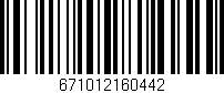 Código de barras (EAN, GTIN, SKU, ISBN): '671012160442'