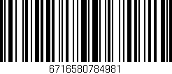 Código de barras (EAN, GTIN, SKU, ISBN): '6716580784981'