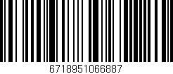 Código de barras (EAN, GTIN, SKU, ISBN): '6718951066887'