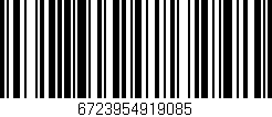 Código de barras (EAN, GTIN, SKU, ISBN): '6723954919085'