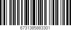 Código de barras (EAN, GTIN, SKU, ISBN): '6731385883301'