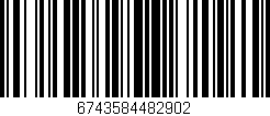 Código de barras (EAN, GTIN, SKU, ISBN): '6743584482902'