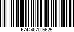 Código de barras (EAN, GTIN, SKU, ISBN): '6744487005625'