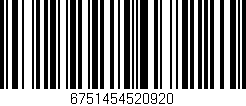 Código de barras (EAN, GTIN, SKU, ISBN): '6751454520920'