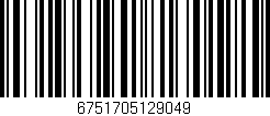 Código de barras (EAN, GTIN, SKU, ISBN): '6751705129049'