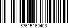 Código de barras (EAN, GTIN, SKU, ISBN): '67615160406'