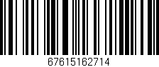 Código de barras (EAN, GTIN, SKU, ISBN): '67615162714'