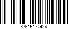 Código de barras (EAN, GTIN, SKU, ISBN): '67615174434'