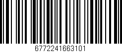 Código de barras (EAN, GTIN, SKU, ISBN): '6772241663101'