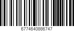 Código de barras (EAN, GTIN, SKU, ISBN): '6774640886747'