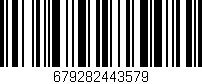 Código de barras (EAN, GTIN, SKU, ISBN): '679282443579'