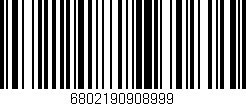 Código de barras (EAN, GTIN, SKU, ISBN): '6802190908999'