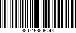 Código de barras (EAN, GTIN, SKU, ISBN): '6807156895443'