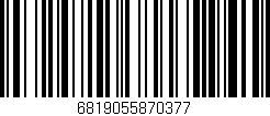 Código de barras (EAN, GTIN, SKU, ISBN): '6819055870377'