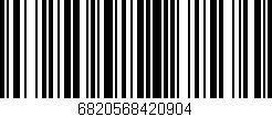 Código de barras (EAN, GTIN, SKU, ISBN): '6820568420904'