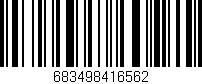 Código de barras (EAN, GTIN, SKU, ISBN): '683498416562'