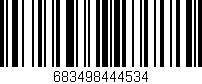 Código de barras (EAN, GTIN, SKU, ISBN): '683498444534'