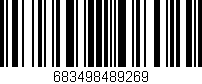 Código de barras (EAN, GTIN, SKU, ISBN): '683498489269'
