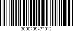 Código de barras (EAN, GTIN, SKU, ISBN): '6838789477812'