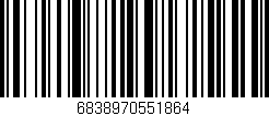 Código de barras (EAN, GTIN, SKU, ISBN): '6838970551864'