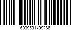 Código de barras (EAN, GTIN, SKU, ISBN): '6839581409766'