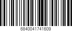 Código de barras (EAN, GTIN, SKU, ISBN): '6840041741609'
