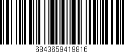 Código de barras (EAN, GTIN, SKU, ISBN): '6843659419816'