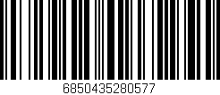 Código de barras (EAN, GTIN, SKU, ISBN): '6850435280577'