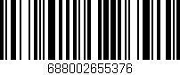 Código de barras (EAN, GTIN, SKU, ISBN): '688002655376'