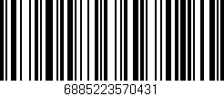 Código de barras (EAN, GTIN, SKU, ISBN): '6885223570431'