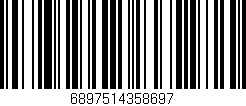 Código de barras (EAN, GTIN, SKU, ISBN): '6897514358697'