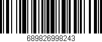 Código de barras (EAN, GTIN, SKU, ISBN): '689826998243'