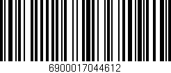 Código de barras (EAN, GTIN, SKU, ISBN): '6900017044612'