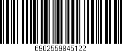 Código de barras (EAN, GTIN, SKU, ISBN): '6902559845122'