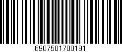 Código de barras (EAN, GTIN, SKU, ISBN): '6907501700191'