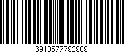 Código de barras (EAN, GTIN, SKU, ISBN): '6913577792909'