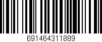 Código de barras (EAN, GTIN, SKU, ISBN): '691464311889'