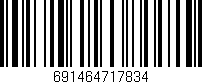 Código de barras (EAN, GTIN, SKU, ISBN): '691464717834'