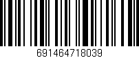 Código de barras (EAN, GTIN, SKU, ISBN): '691464718039'