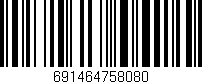 Código de barras (EAN, GTIN, SKU, ISBN): '691464758080'