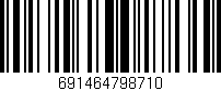 Código de barras (EAN, GTIN, SKU, ISBN): '691464798710'