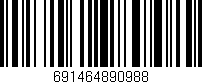 Código de barras (EAN, GTIN, SKU, ISBN): '691464890988'