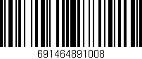 Código de barras (EAN, GTIN, SKU, ISBN): '691464891008'